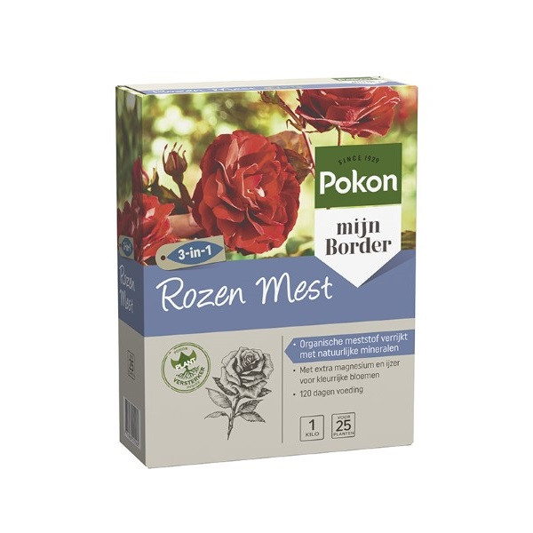 Pokon Rozen mest | Pokon | 1 kg (Voor 25 planten) 7181788100 K170116128 - 1
