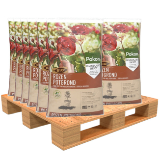 Pokon Rozen potgrond pallet | Pokon | 2250 liter | (Bio-label)  Q170116149 - 1