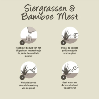 Pokon Siergrassen & bamboe mest | Pokon | 1 kg (Voor 25 planten) 7202010016 K170112311 - 