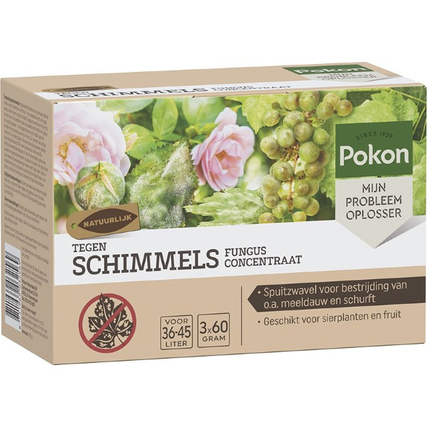 Pokon Spuitzwavel tegen schimmels | Pokon (Concentraat, 3x60 gram, Fungex) 7106005100 K170501470 - 1