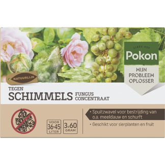 Pokon Spuitzwavel tegen schimmels | Pokon (Concentraat, 3x60 gram, Fungex) 7106005100 K170501470 - 