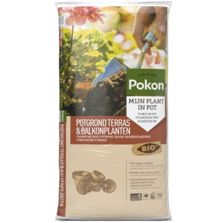 Pokon Terras- en balkonplanten potgrond | Pokon | 20 liter (Bio-label) 7992603400 K170115689 - 