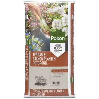 Pokon Terras- en balkonplanten potgrond | Pokon | 40 liter (Meststof)  K170115698 - 