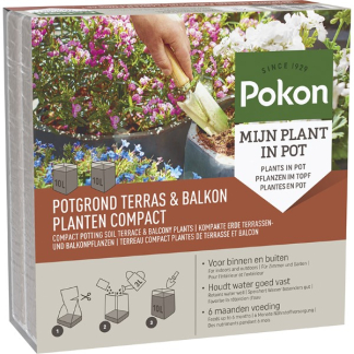 Pokon Terras- en balkonplanten potgrond compact | Pokon | 20 liter (Kokosvezel, Turfvrij) 7202110206 K170115634