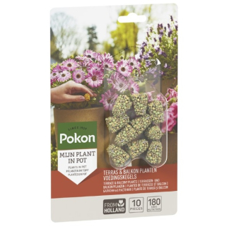 Pokon Terras- en balkonplanten voeding | Pokon | 10 stuks (Kegels) 7651998100 K170116000 - 