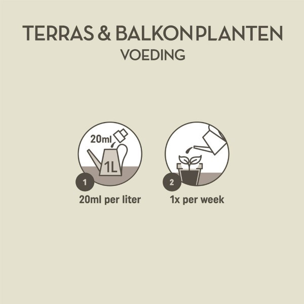 Pokon Terras- en balkonplanten voeding | Pokon | 1 liter (Vloeibaar) 7287818100 K170116007 - 2