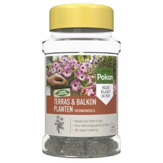 Pokon Terras- en balkonplanten voeding | Pokon | 40 stuks (Kegels) 7651803100 K170116001 - 