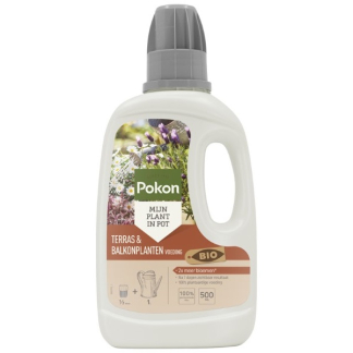 Pokon Terras- en balkonplanten voeding | Pokon | 500 ml (Vloeibaar, Bio-label) 7001313100 K170116180 - 