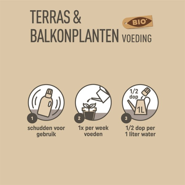Pokon Terras- en balkonplanten voeding | Pokon | 500 ml (Vloeibaar, Bio-label) 7001313100 K170116180 - 5