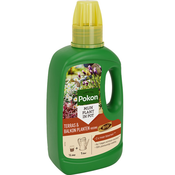 Pokon Terras- en balkonplanten voeding | Pokon | 500 ml (Vloeibaar, Bio-label) 7001313100 K170116180 - 1