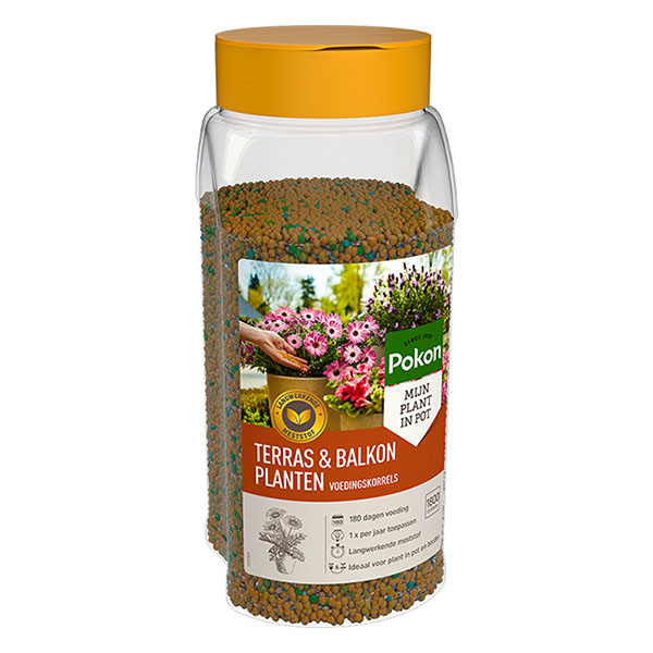 Pokon Terras & balkon plantenvoeding | Pokon | 1800 gram (Voedingskorrels) 724109 K170115894 - 2