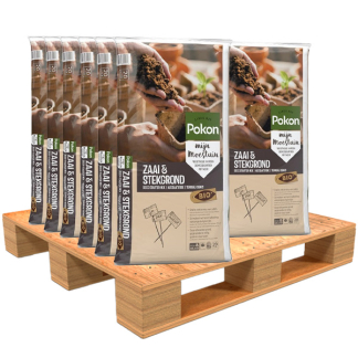 Pokon Zaai- & stekgrond pallet | Pokon | 2400 liter (Bio-label) 7938602101-120 Q170116155 - 1