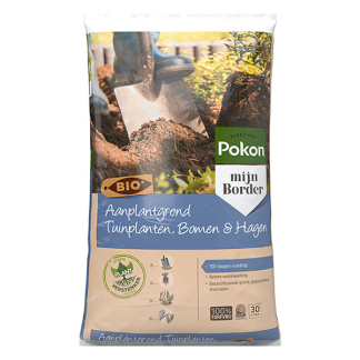 Pokon aanplantgrond tuinplanten, bomen en hagen | 30 liter (Bio-label, Turfvrij) 7002001100 A170115884