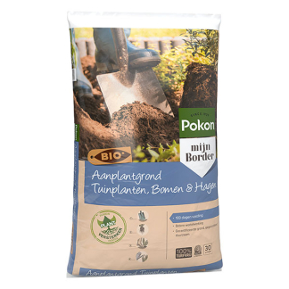 Pokon aanplantgrond tuinplanten, bomen en hagen | 30 liter (Bio-label, Turfvrij) 7002001100 A170115884 - 2