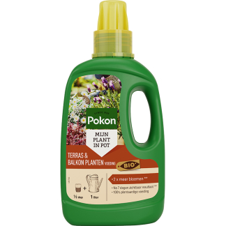 Pokon bio terras & balkon planten voeding (500 ml) 7001313100 C170116180 - 3