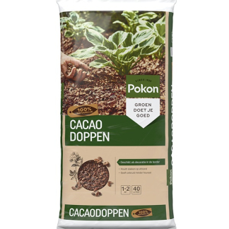 Pokon cacaodoppen | 40 liter (100% natuurlijk) 722328 C170505348 - 