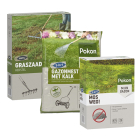 Pokon gazonmest met kalk 3-in-1 + Pokon Mos Weg + Pokon graszaad herstel (75 m²) 1