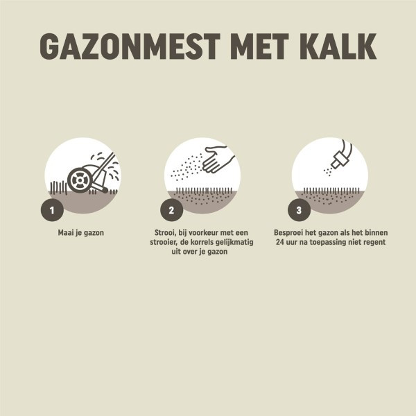 Pokon gazonmest met kalk 3-in-1 | 2 kg (30 m²) 7686799400 C170116015 - 4