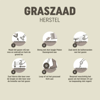 Pokon graszaad herstel (80 - 120 m², 2 kg) 7684561100 C170116103 - 4