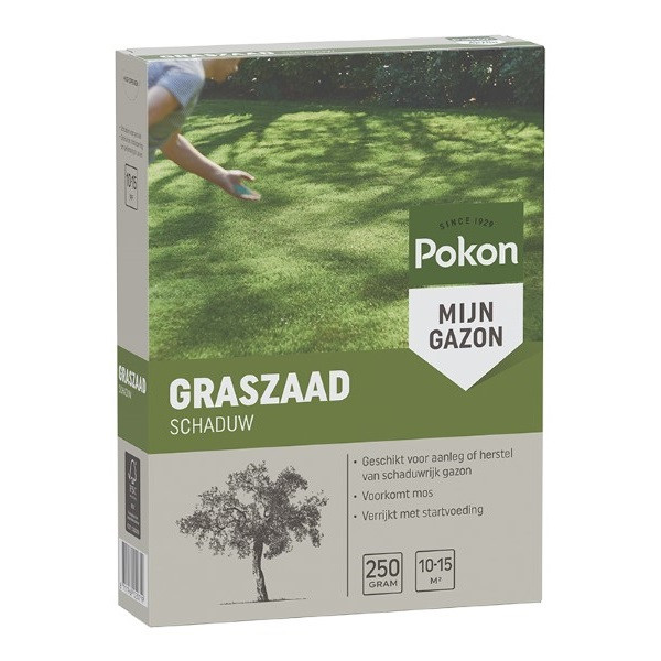 Pokon graszaad schaduw | 10 - 15 m² (Aanleg en herstel, 250 gram) 7685411100 C170115059 - 1