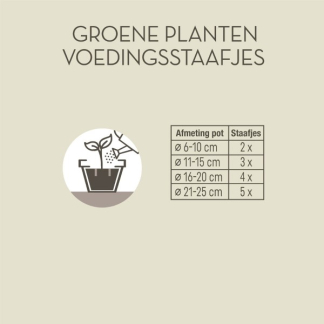 Pokon groene plant voedingsstaafjes (24 stuks) 7151178402 C170115047 - 