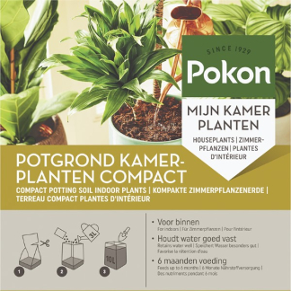 Pokon kamerplanten kokos potgrond compact | 10 liter 7202110207 C170115635 - 