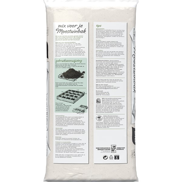 Pokon mix voor je moestuinbak bio | 45 liter (Bio-label, Turfvrij) 7972595100 C170116154 - 3