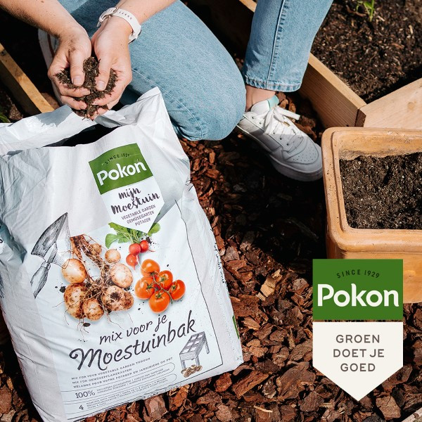 Pokon mix voor je moestuinbak bio | 45 liter (Bio-label, Turfvrij) 7972595100 C170116154 - 4