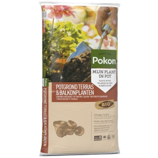 Pokon potgrond terras- en balkonplanten | 20 liter (Bio-label) 7992603400 C170115689 - 