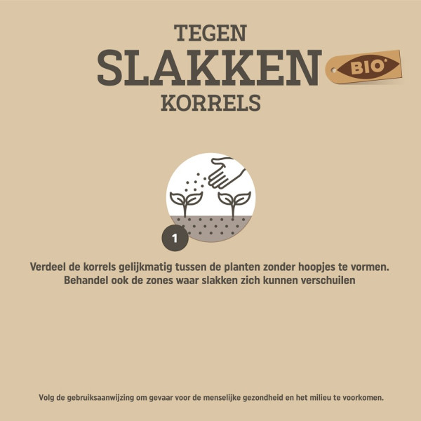 Pokon tegen slakken | 225 gram (Biologisch, Korrels, 75 m²) 7077034100 C170115084 - 3