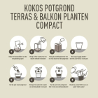 Pokon terras & balkon planten kokos potgrond compact | 20 liter (Turfvrij) 7202110206 C170115634 - 4