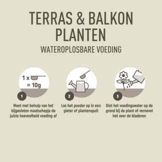 Pokon terras & balkon planten wateroplosbare voeding (500 gram) 7115678100 C170116005 - 