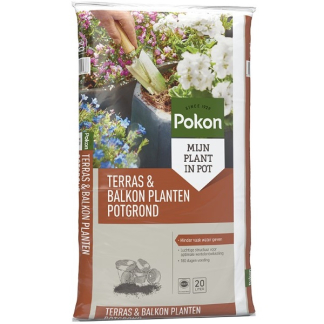 Pokon terras & balkon potgrond | 20 liter (Meststof) 7927602101 C170115687 - 