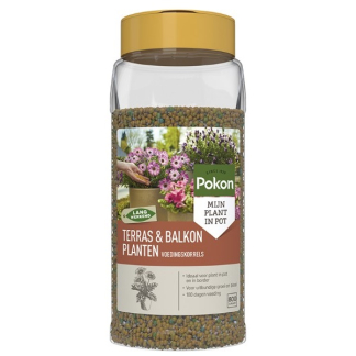 Pokon terras & balkon voedingskorrels (800 gram) 7670412100 C170116002 - 