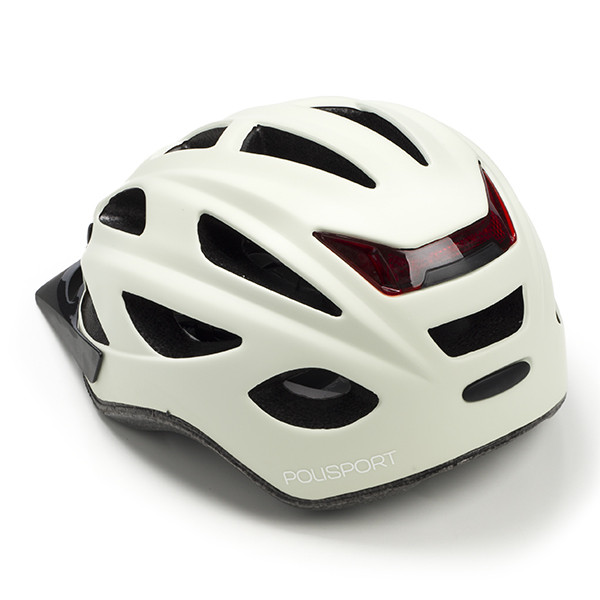 Polisport Fietshelm | Polisport | City Go | Maat M (Uniseks, Wit) RH3599 K170404523 - 2
