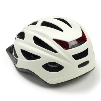 Polisport Fietshelm | Polisport | City Go | Maat M (Uniseks, Wit) RH3599 K170404523 - 2
