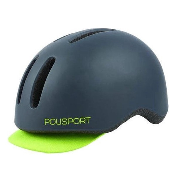 Polisport Fietshelm | Polisport | Commuter (Maat L, Uniseks, led, Zwart/fluorgeel) RH3610 K170404520 - 3