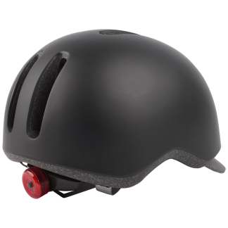Polisport Fietshelm | Polisport | Commuter (Maat L, Uniseks, led, Zwart/grijs) RH3608 K170404518 - 2