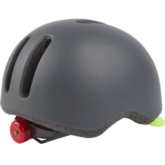 Polisport Fietshelm | Polisport | Commuter (Maat M, Uniseks, led, Zwart/fluorgeel) RH3609 K170404519 - 2