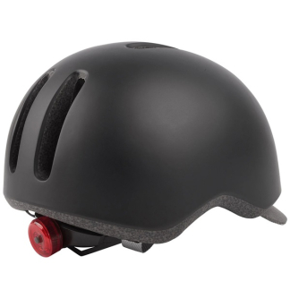 Polisport Fietshelm | Polisport | Commuter (Maat M, Uniseks, led, Zwart/grijs) RH3607 K170404517 - 2