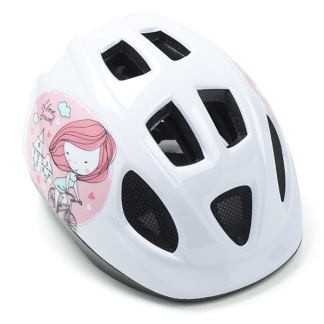 Polisport Kinderhelm | Polisport | Princess (Maat XS, Wit/Roze) RH3083 K170404591