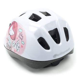 Polisport Kinderhelm | Polisport | Princess (Maat XS, Wit/Roze) RH3083 K170404591 - 2