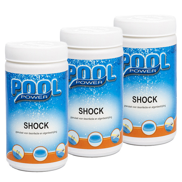 Pool Power Chloorgranulaat | Pool power | Snel oplosbaar (3 kg)  V170115174 - 1