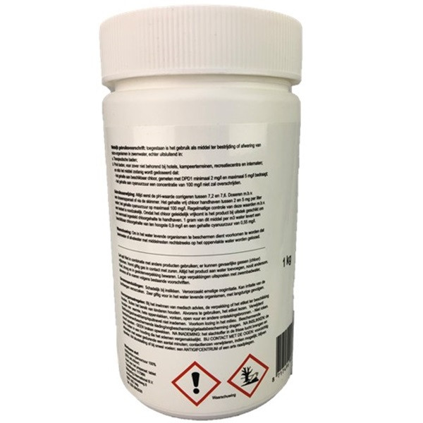 Pool Power Chloortabletten | Pool Power | Traag oplosbaar (200 gram, 5 stuks) 7010012124 K170115178 - 2