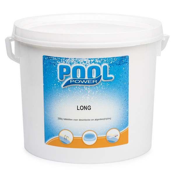 Pool Power Chloortabletten | Pool power | Traag oplosbaar (200 gram, 25 stuks) 7010012125 K170115179 - 1