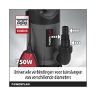 Powerplus Dompelpomp | Powerplus | 13000 ltr/u (750 W, Draaghandvat, Vlotterschakelaar) POWEW67906 K170114239 - 4