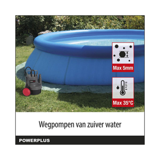 Powerplus Dompelpomp | Powerplus | 3500 ltr/u (200 W, Draaghandvat, Vlotterschakelaar) POWEW67900 K170114237 - 3
