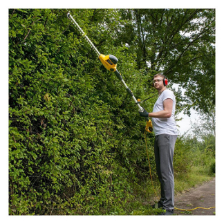 Powerplus Elektrische heggenschaar | Powerplus | tot 289 cm (550W, Telescopisch, Geborsteld) POWXG2044 K170116800 - 8