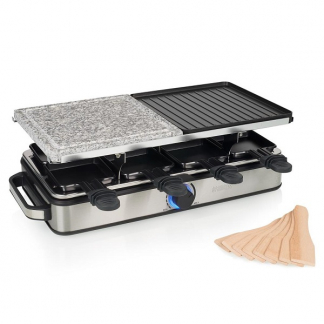 Princess Gourmetstel | Princess | 8 personen (Raclette, Grill, Steenplaat, 1400W, Deluxe) 0116263501001 K170108093 - 1