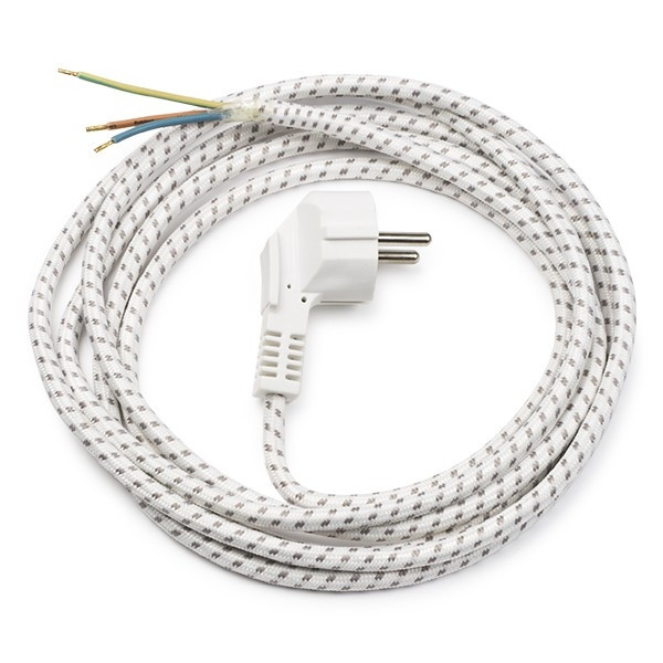 ProCable Aansluitsnoer | ProCable | 3 meter (3x 0.75 mm², Schuko stekker, Textiel) 0126705 K180002025 - 1